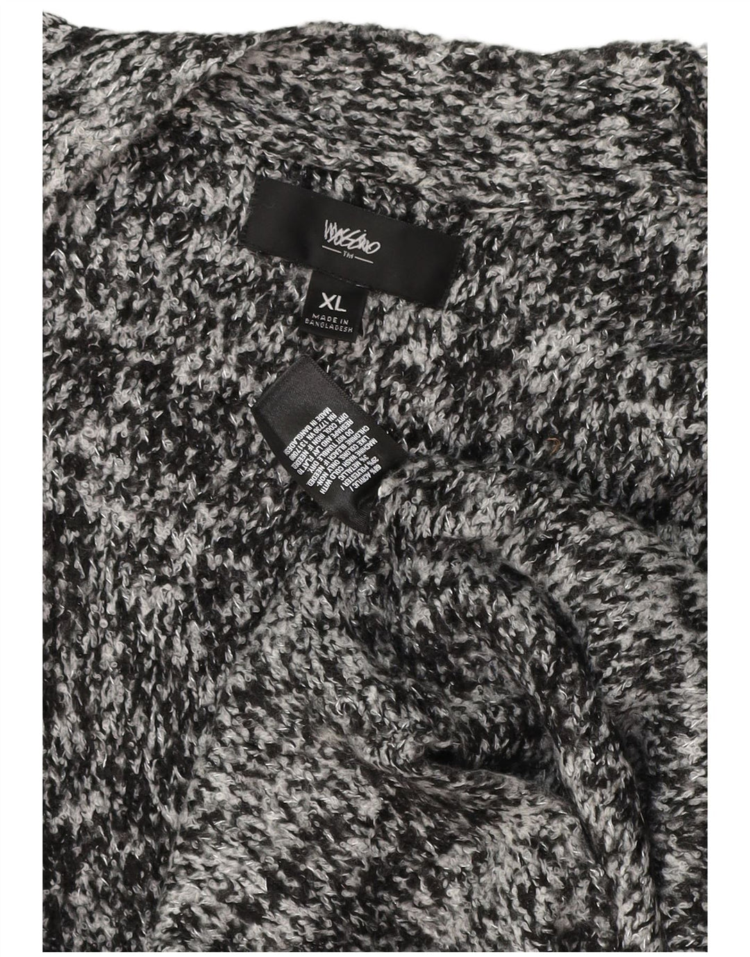 Mossimo Γυναικείο πουλόβερ μακράς ζακέτας UK 18 XL ακρυλικό σε γκρι φλύκταινες