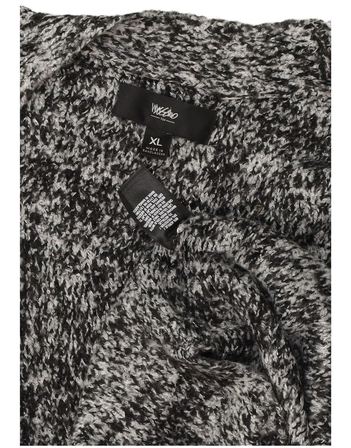 Mossimo Γυναικείο πουλόβερ μακράς ζακέτας UK 18 XL ακρυλικό σε γκρι φλύκταινες