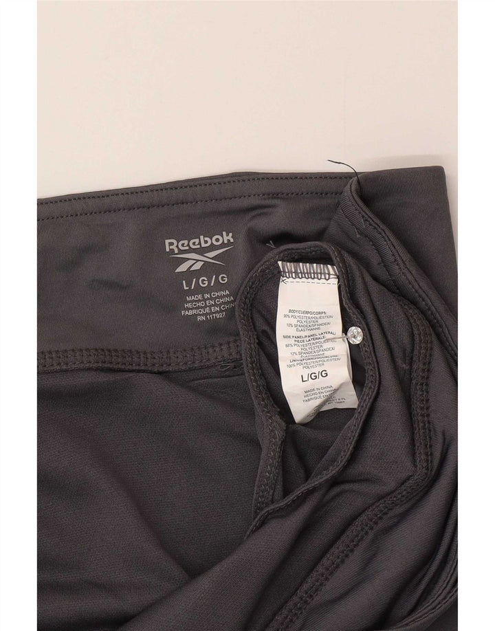 Γυναικείο αθλητικό σορτς Reebok UK 16 Large Grey Polyester