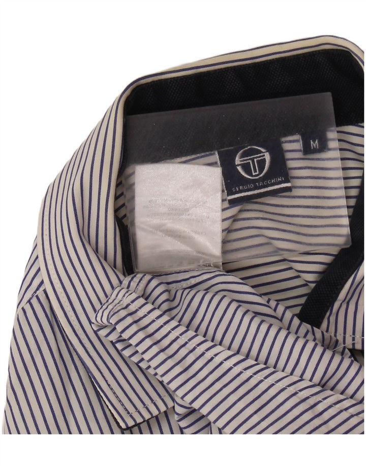 SERGIO TACCHINI Ανδρικό κοντομάνικο πουκάμισο Βαμβακερό μεσαίο μπλε ναυτικό