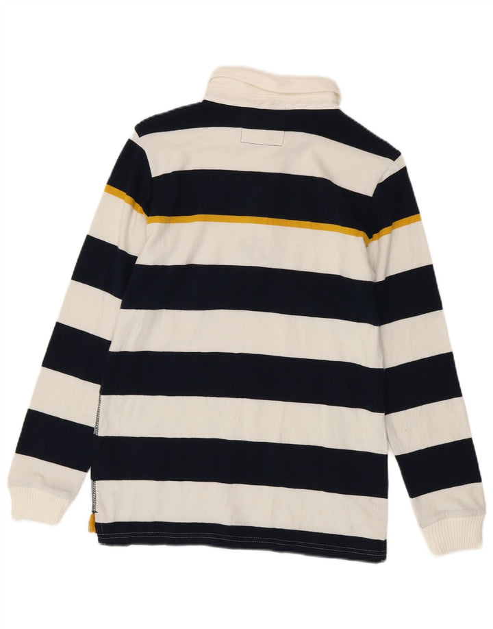 Marks & Spencer Boys Rugby Polo μπλουζάκι 12-13 ετών Navy Blue ριγέ