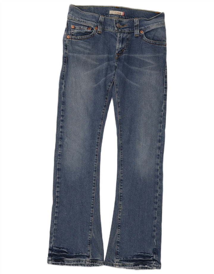 Levi's Womens 504 Slouch Flared Jeans US 5 Medium W28 L32 Μπλε βαμβακερό