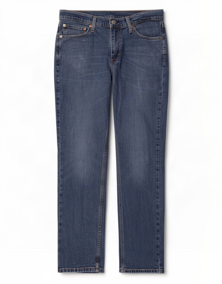 Levi's Mens 511 Slim Jeans W32 L32 Blue Cotton