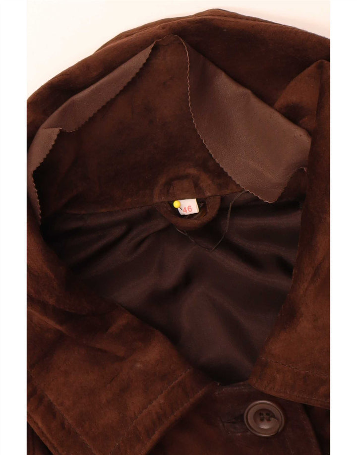 Conbipel Γυναικείο Suede Jacket IT 46 Large Brown Δερμάτινο