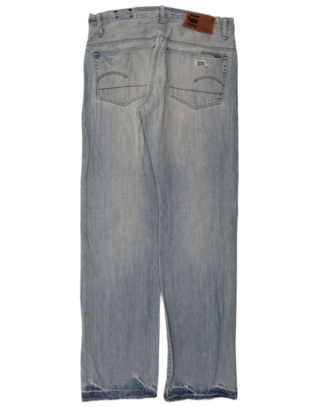 G-Star Ανδρικό τζιν Distressed Straight W32 L34 Μπλε βαμβακερό