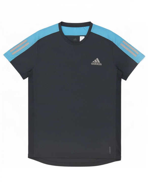 Adidas Ανδρικό T-Shirt Aeroready Top Small Grey Colourblock Polyester