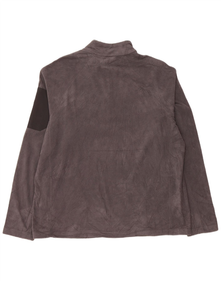 EDDIE BAUER Ανδρικό φερμουάρ Fleece Jumper XL Γκρι πολυεστέρας