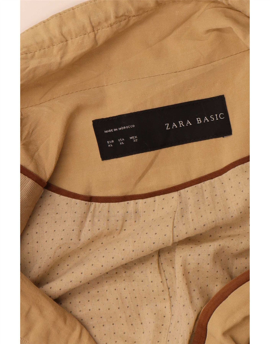 Zara Γυναικείο Military Jacket UK 18 XL Beige