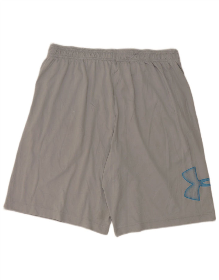 Ανδρικό αθλητικό σορτς UNDER Armor Heat Gear Graphic Sport σορτς μεγάλο γκρι πολυεστέρα