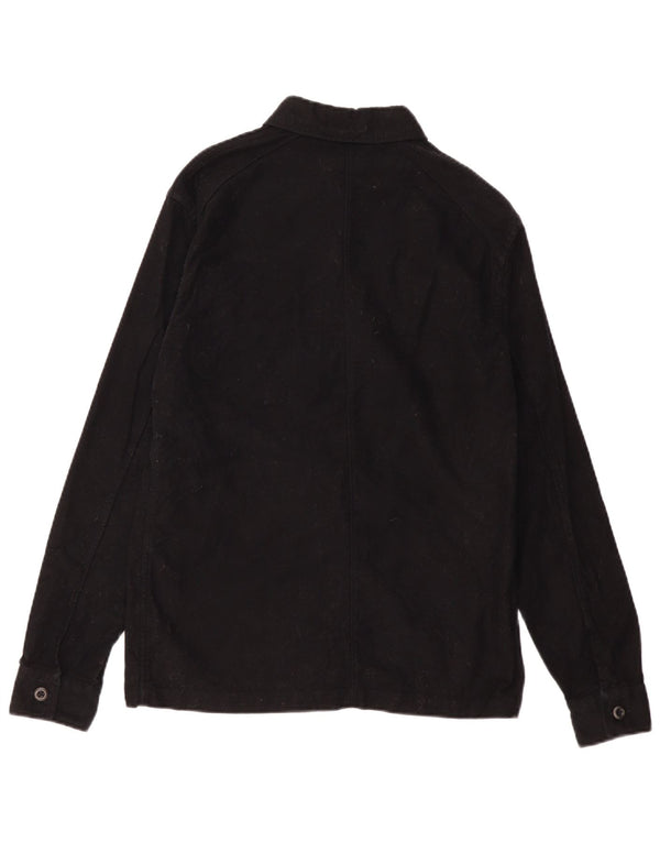 Ανδρικό πουκάμισο All Saints Μικρό μαύρο βαμβακερό