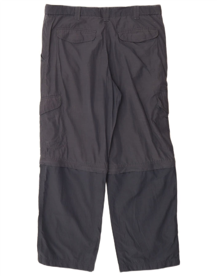 Ανδρικό παντελόνι Marks & Spencer Blue Harbour Cargo W34 L29 Navy Colourblock