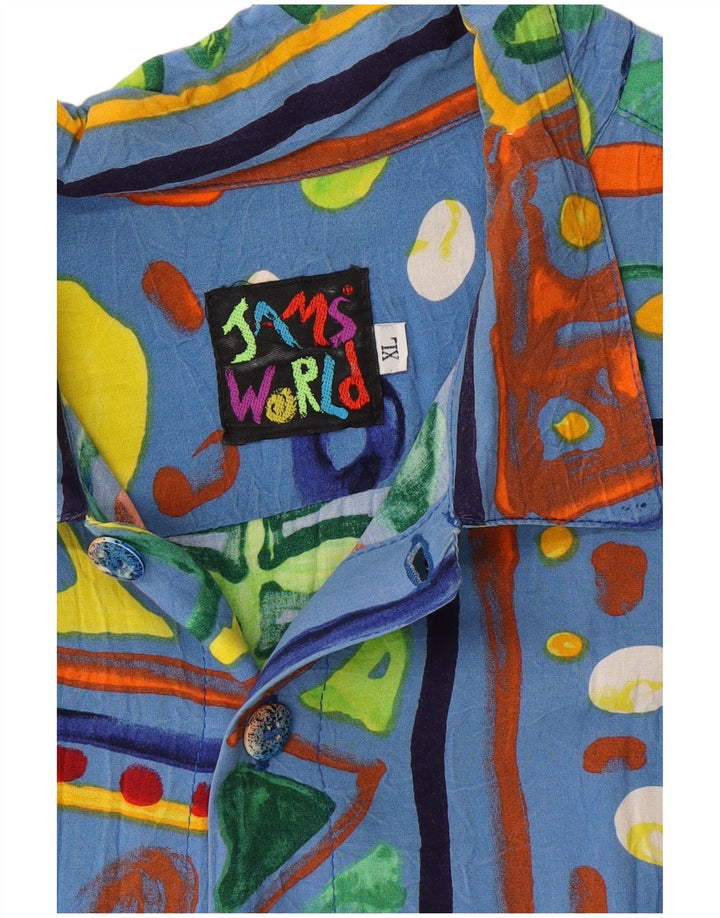 Ανδρικό κοντομάνικο πουκάμισο JAMS WORLD XL Πολύχρωμο Floral