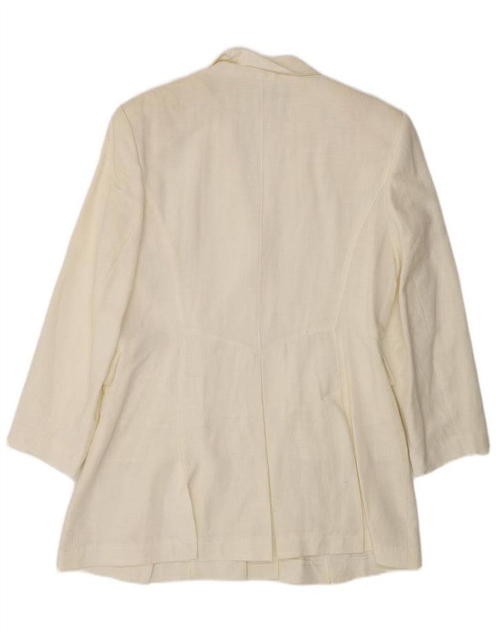 Viventy Γυναικείο τζάκετ ζιβάγκο με 3 κουμπιά EU 40 Medium Off White