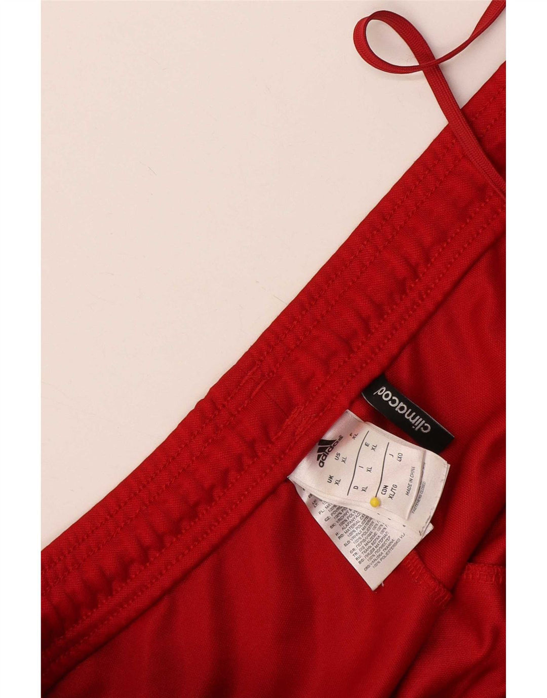 Ανδρική φόρμα αθλητικής φόρμας Adidas Climacool XL Red Colourblock Polyester
