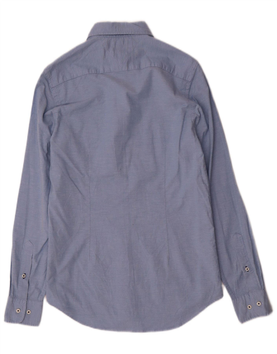 Ανδρικό πουκάμισο Tommy Hilfiger Slim Fit Μικρό μπλε βαμβακερό