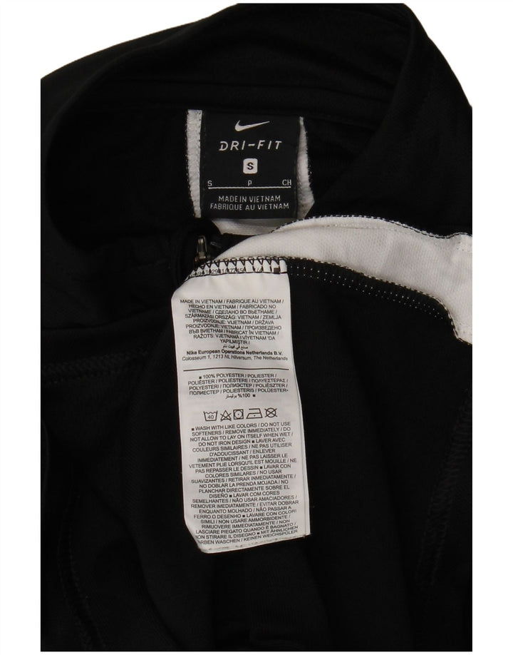 Ανδρική φόρμα γυμναστικής NIKE Dri Fit Μπουφάν Small Black Colourblock Polyester
