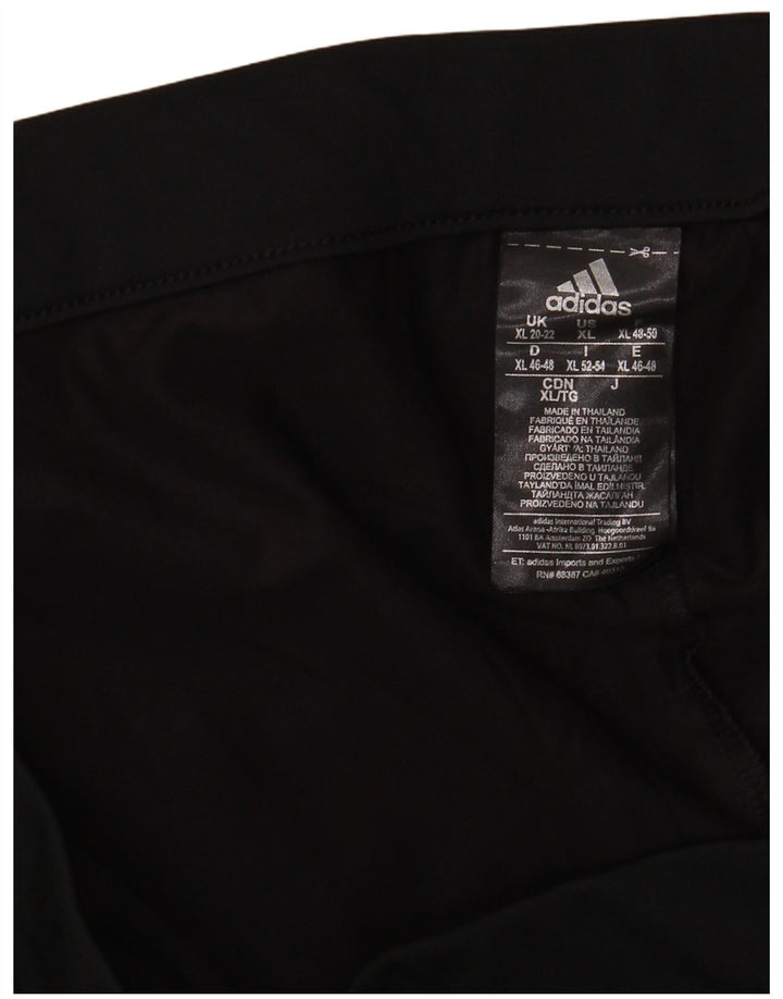 ADIDAS Womens Climalite Skort UK 20/22 XL Μαύρος Πολυεστέρας