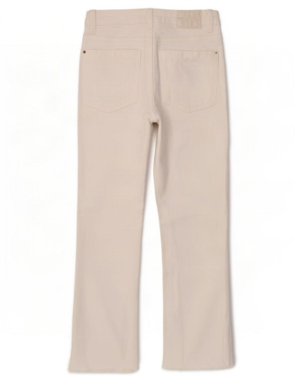 Zara Womens Straight Jeans EU 36 XS W26 L26 White Cotton