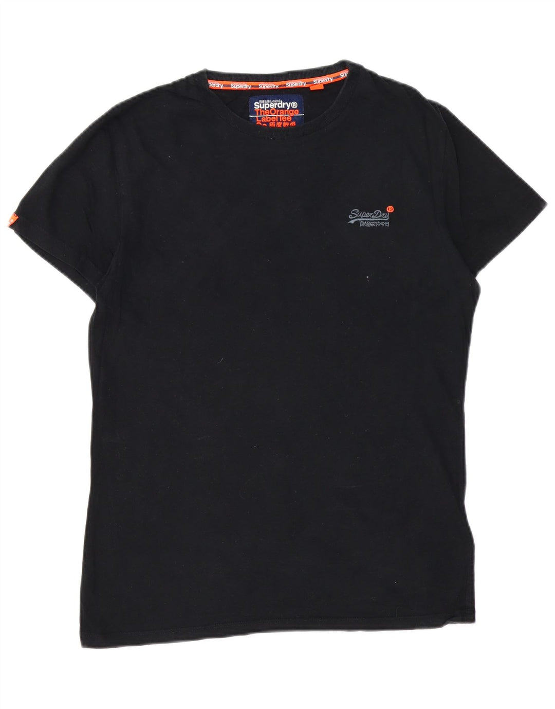 Ανδρικό T-Shirt SUPERDRY Top Μεσαίο μαύρο βαμβακερό