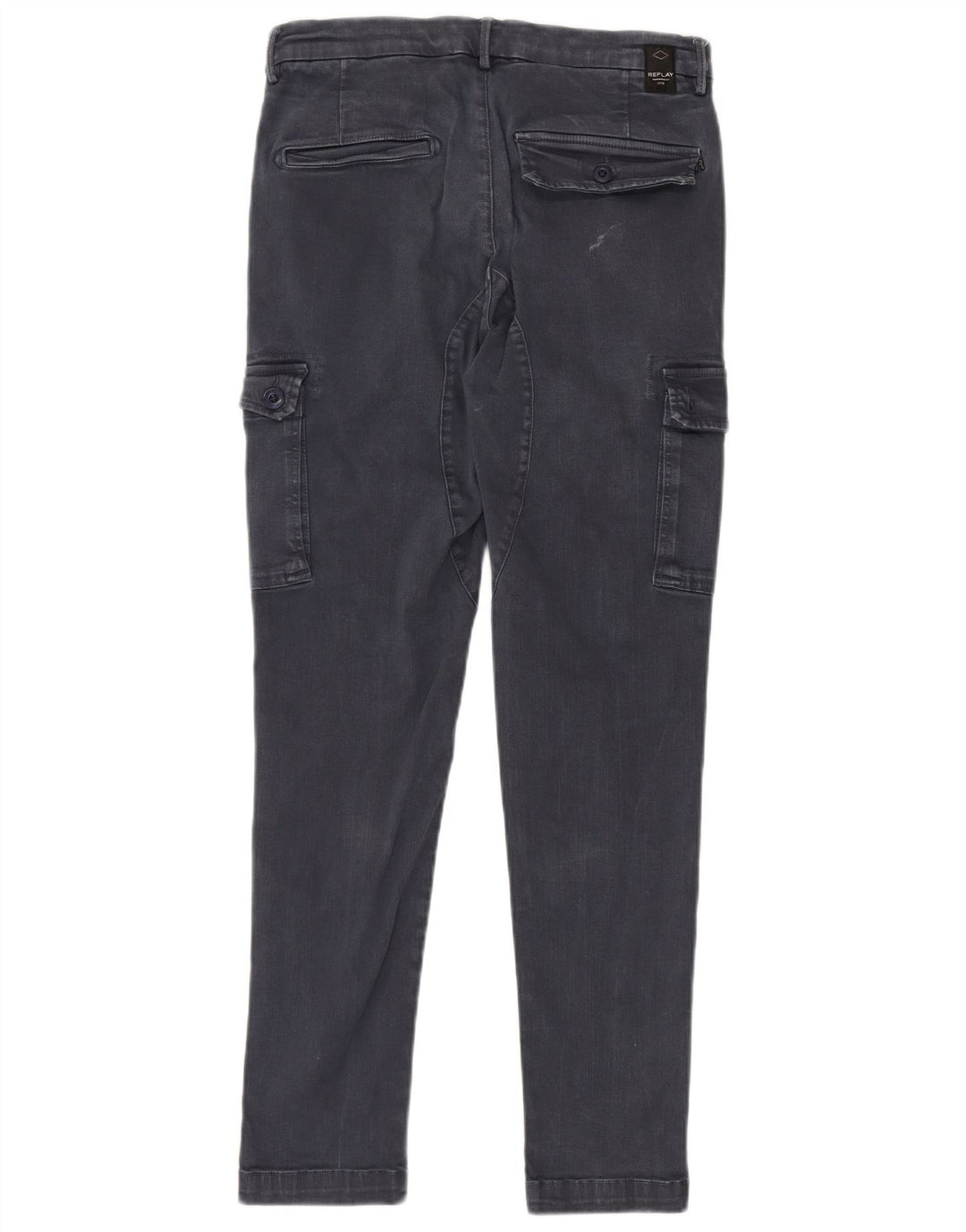REPLAY Ανδρικό Jaan Cargo Slim Jeans W30 L30 Navy Blue Cotton