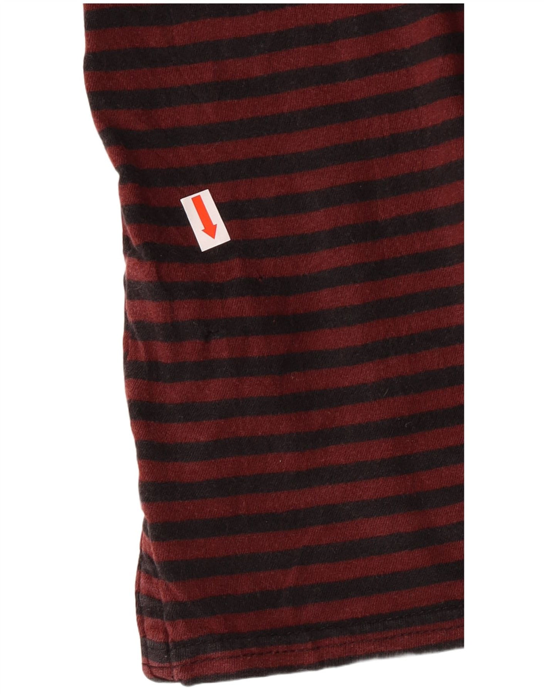 Ανδρικό γιλέκο Quiksilver Βαμβακερό ριγέ μπορντό