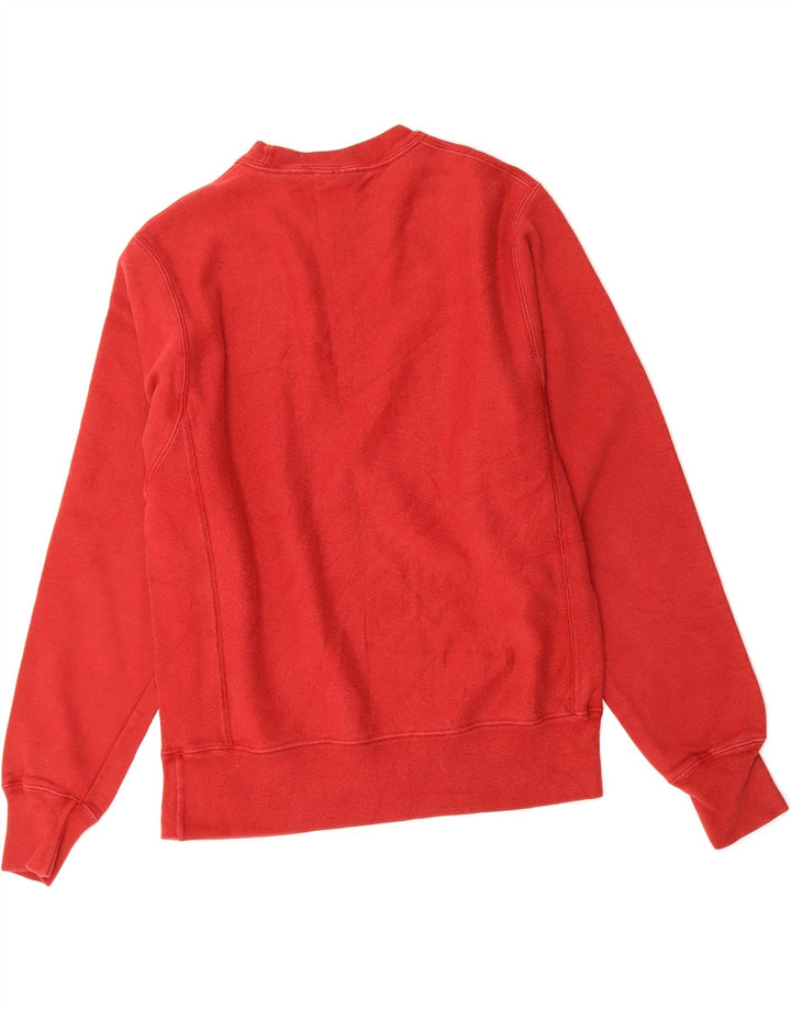 CHAMPION Mens Sweatshirt Jumper Small Red Vintage Champion and Second-Hand Champion from Messina Hembry 