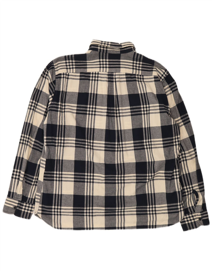 Ανδρικό πουκάμισο Levi's Flannel 2XL Navy Blue καρό βαμβακερό