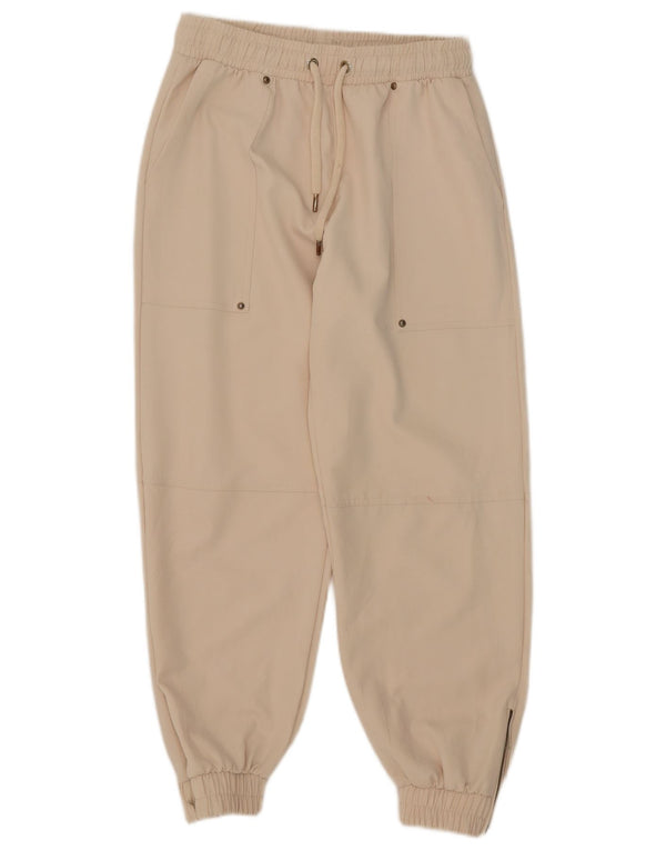 Zara Γυναικεία φόρμα παντελόνι Joggers UK 12 Medium Off White
