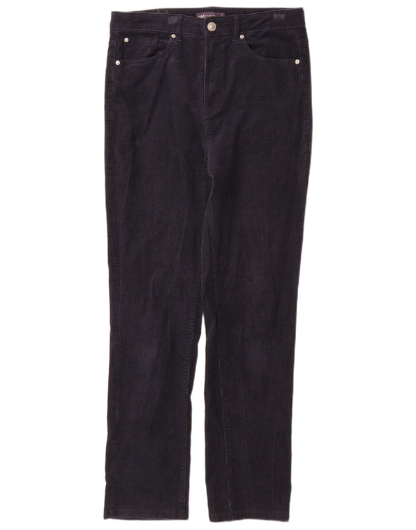 Γυναικείο κοτλέ παντελόνι Marks & Spencer UK 12 Medium W30 L30 Navy Blue