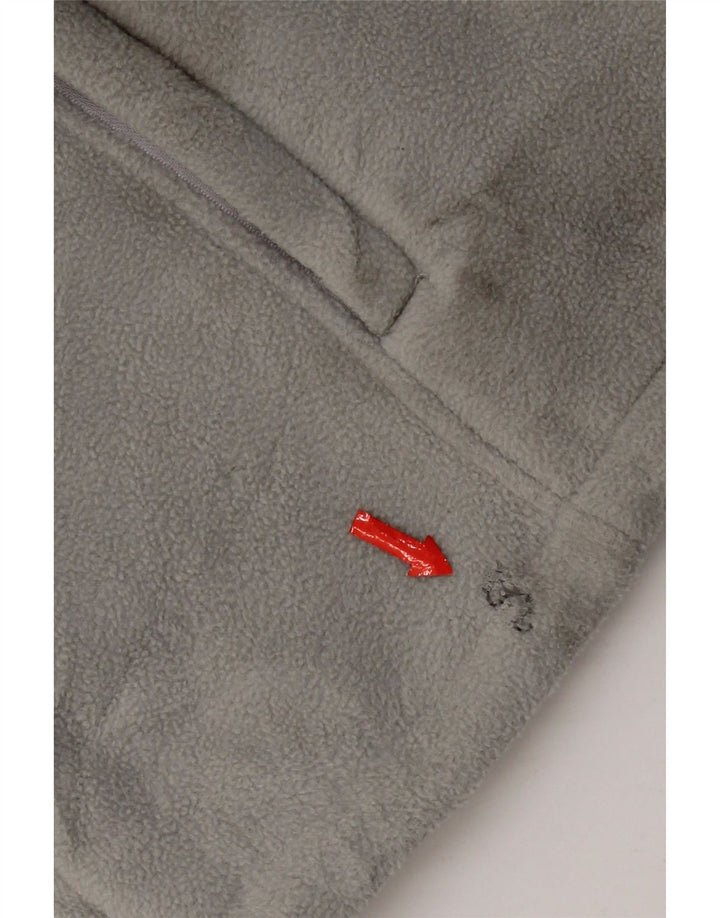 Ανδρικό μπουφάν Reebok με κουκούλα Fleece UK 42 XL Γκρι Πολυεστέρας