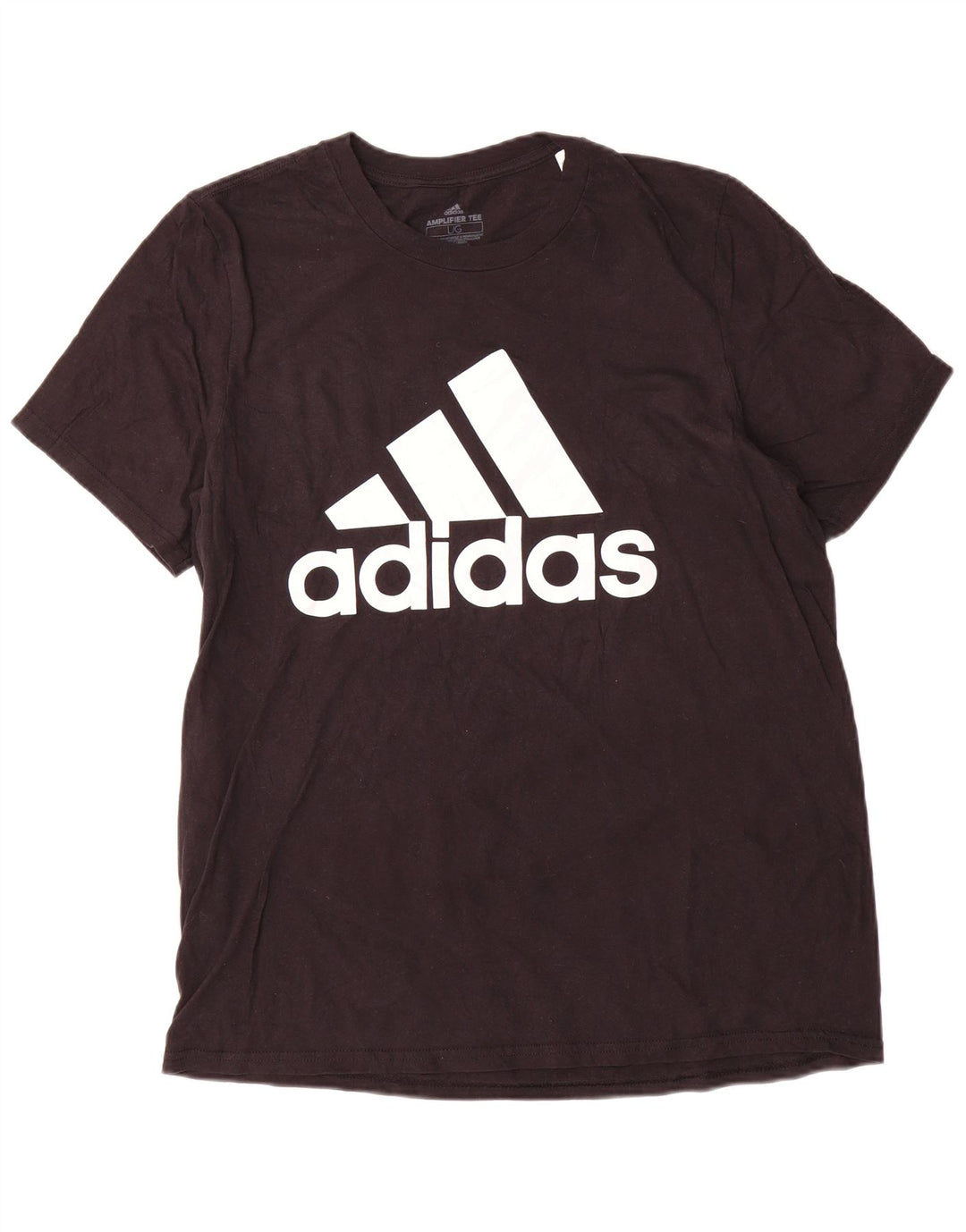 Ανδρικό γραφικό T-Shirt Adidas Top Large Μαύρο