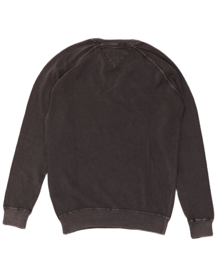 TOMMY HILFIGER Ανδρικό Φούτερ Jumper Μικρό Γκρι Βαμβακερό