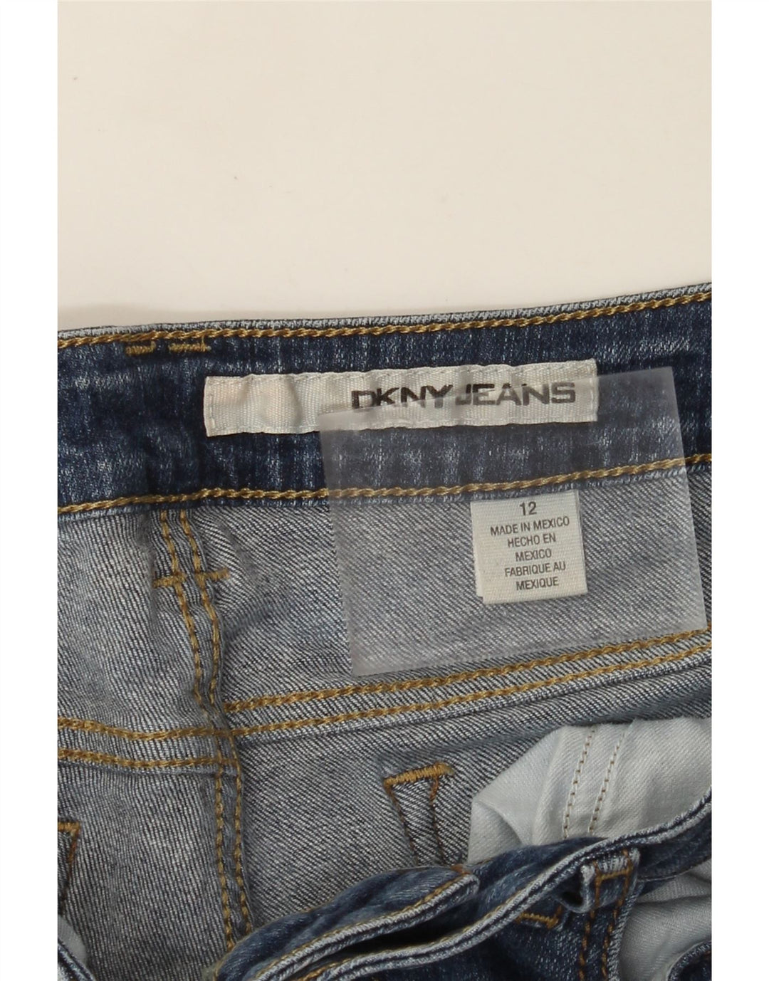 DKNY Γυναικείο τζιν σορτς US 12 Large W32 Μπλε βαμβακερό