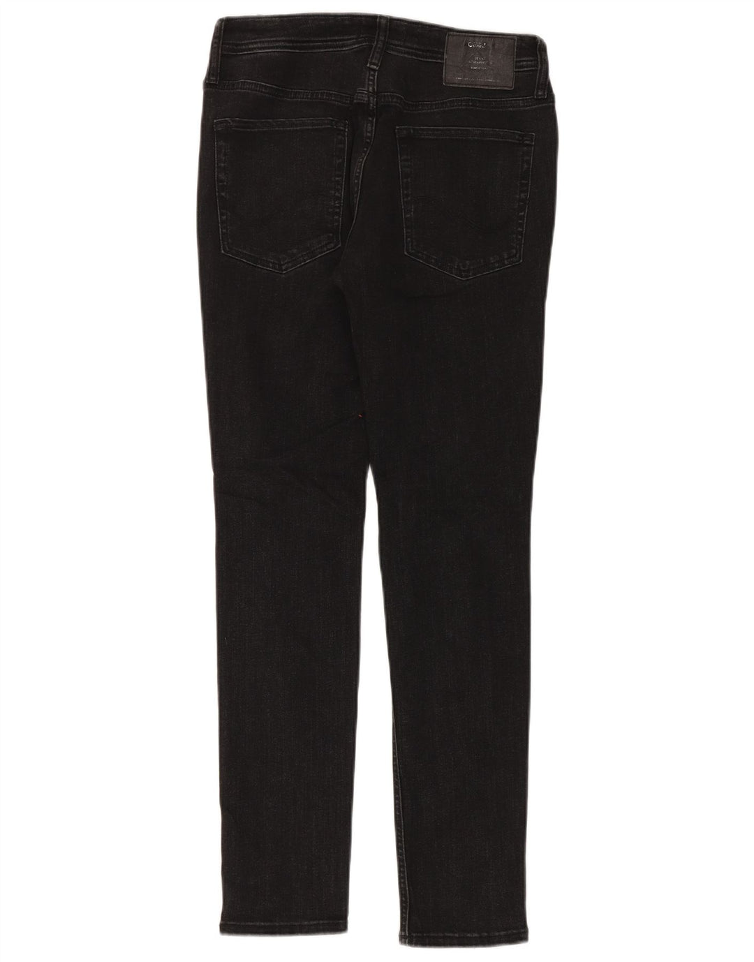 Jack & Jones Mens Distressed Slim Jeans W32 L30 Black Cotton