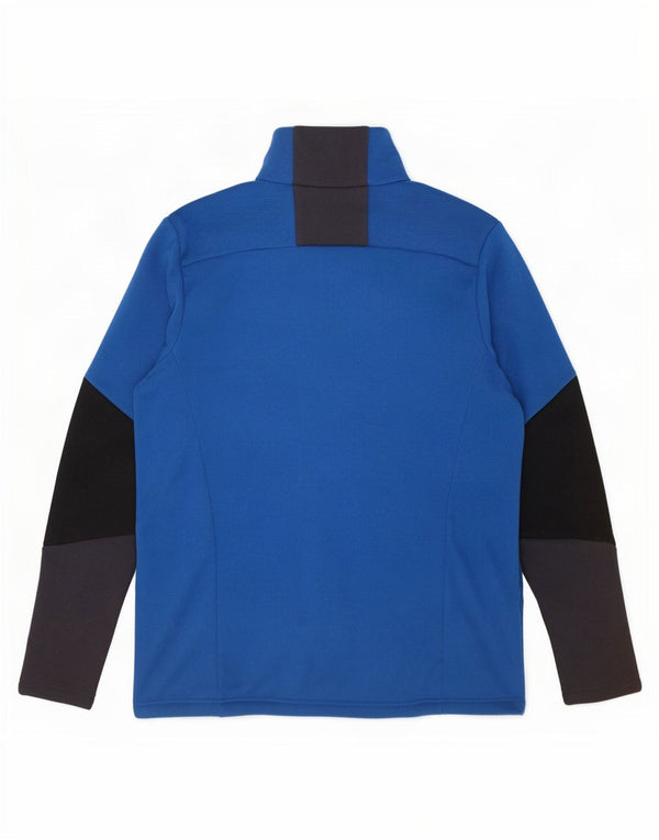 Helly Hansen Mens Tracksuit Top Jacket Large Blue Colourblock Polyester