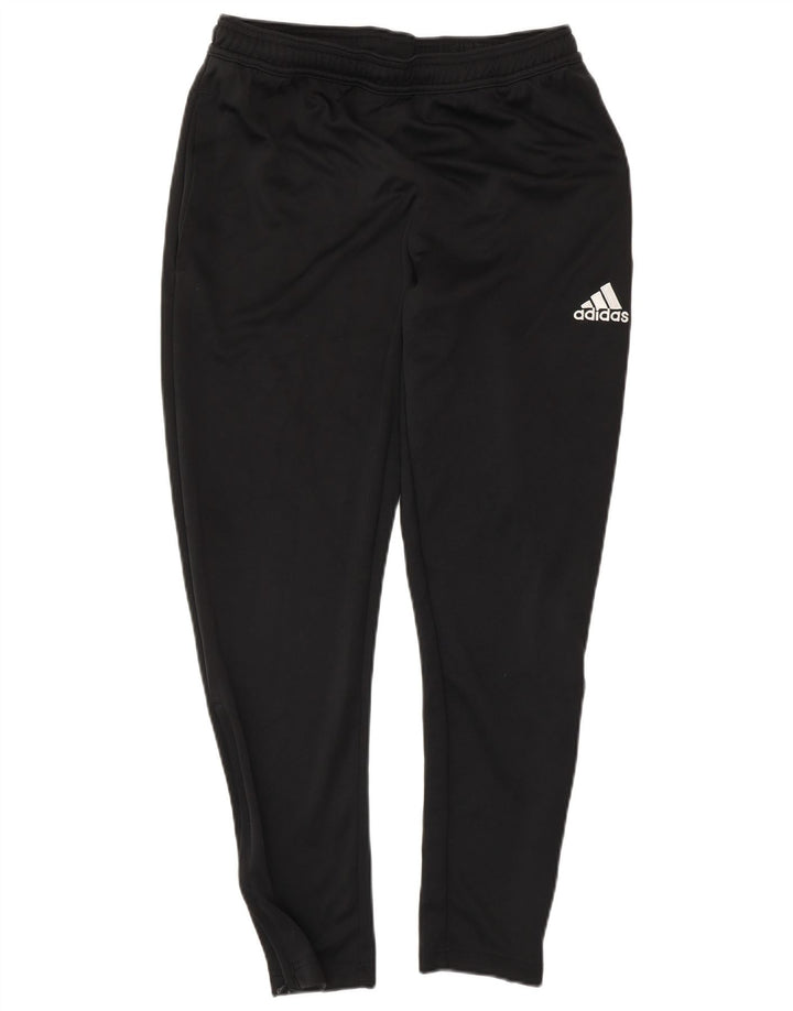 ADIDAS Mens Tracksuit Trousers Medium  Black Polyester