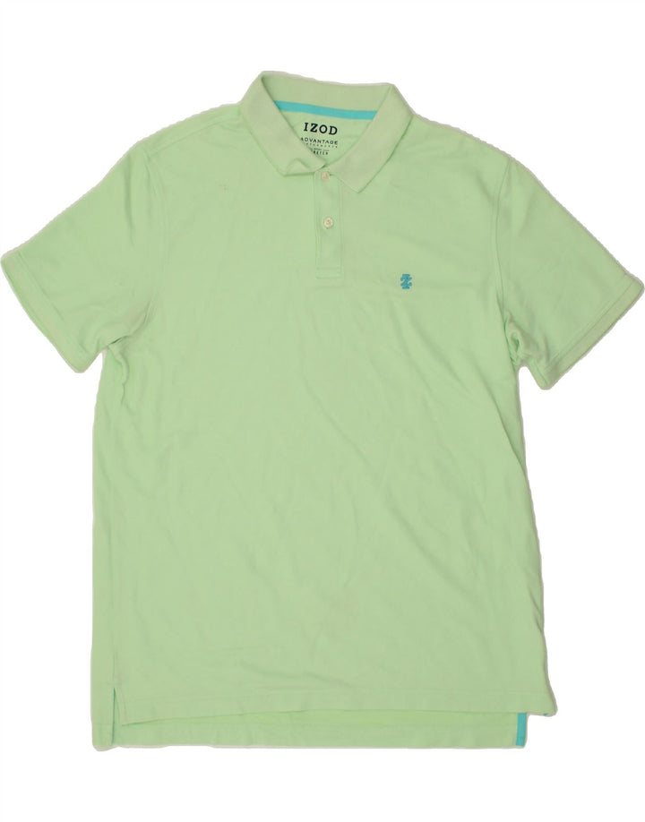 IZOD Mens Stretch Polo Shirt Large Green Cotton Vintage Izod and Second-Hand Izod from Messina Hembry 