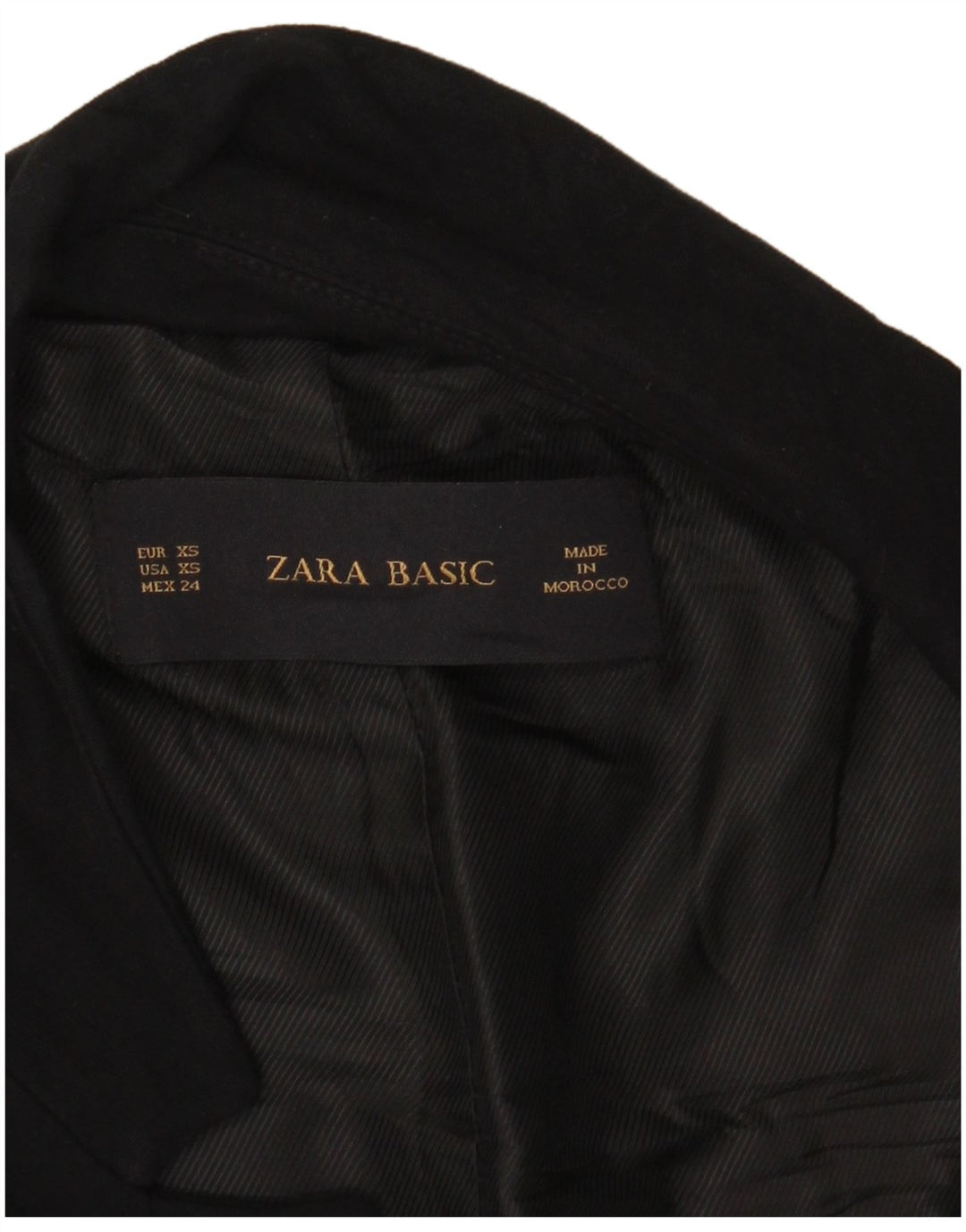 Zara Γυναικείο Open Oversized Blazer Jacket UK 6 XS Μαύρο
