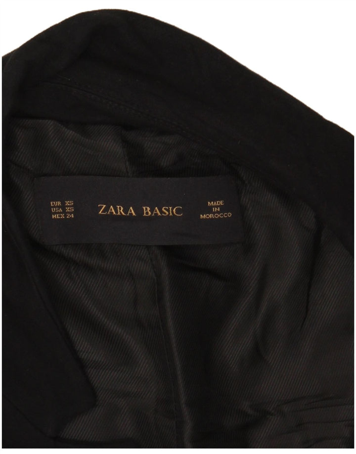 Zara Γυναικείο Open Oversized Blazer Jacket UK 6 XS Μαύρο