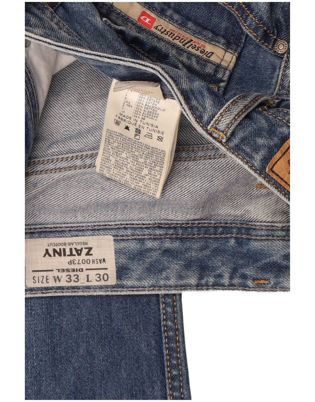 Diesel γυναικείο τζιν Zatiny Regular Bootcut W33 L30 Μπλε βαμβακερό
