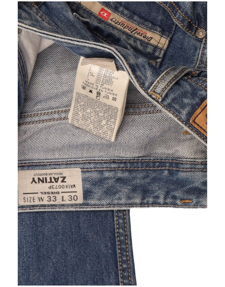 Diesel γυναικείο τζιν Zatiny Regular Bootcut W33 L30 Μπλε βαμβακερό