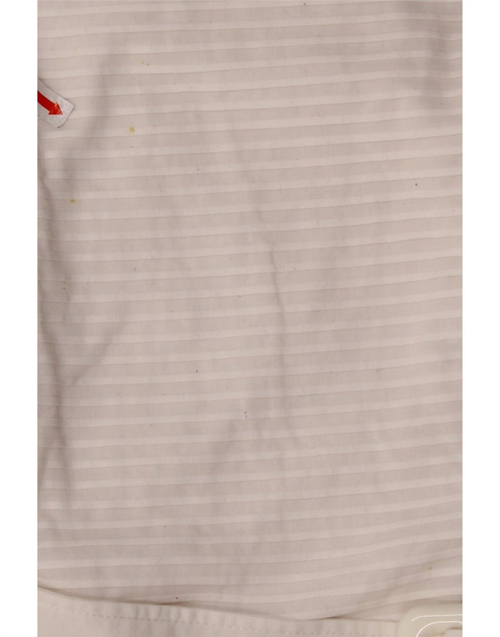 NARACAMICIE Γυναικεία μπλούζα αμάνικη μπλούζα UK 8 Small White Ripe Βαμβακερή