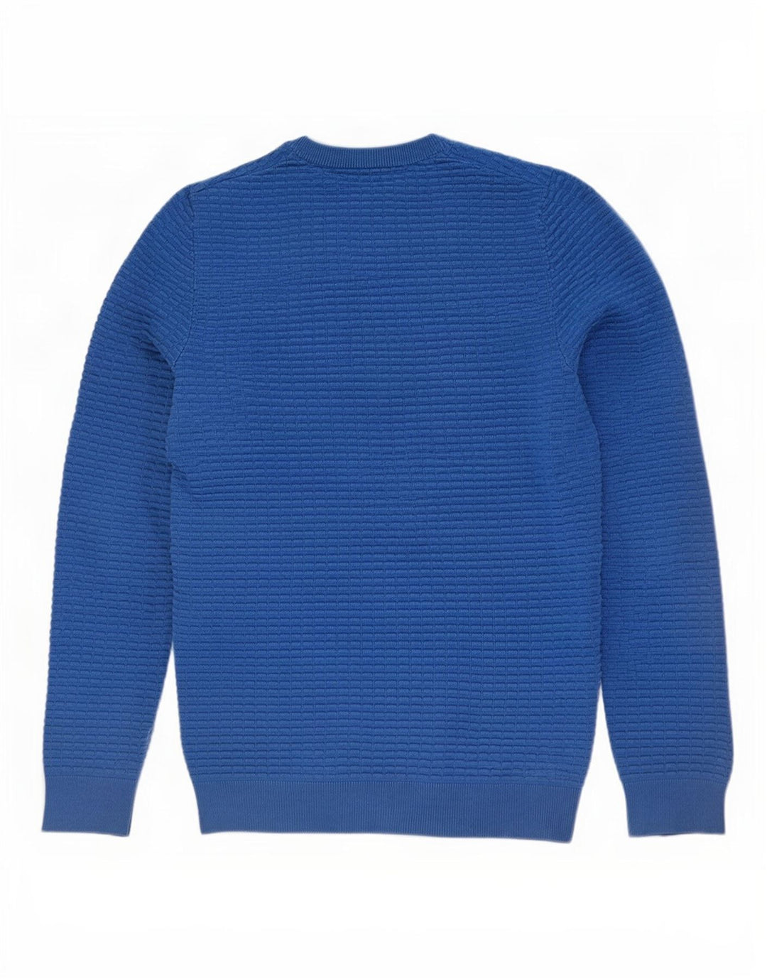 Ανδρικό πουλόβερ Zara Crew Neck Jumper Small Blue