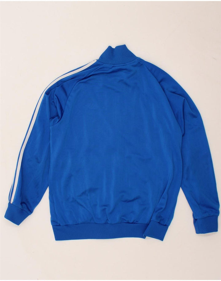 ADIDAS Boys Tracksuit Top Jacket 13-14 Years Large Blue Polyester Vintage Adidas and Second-Hand Adidas from Messina Hembry 