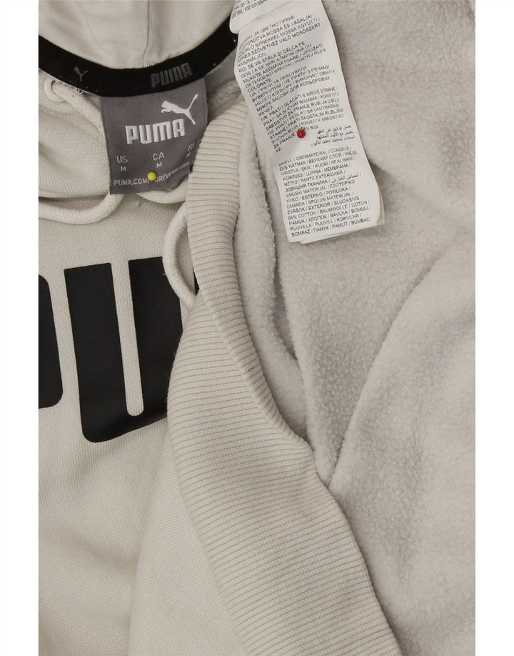 Ανδρικό γραφικό κουκούλα Puma, μεσαίο μπεζ βαμβακερό