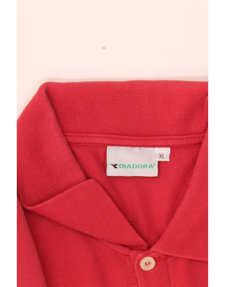 Ανδρικό πουκάμισο πόλο Diadora XL Κόκκινο