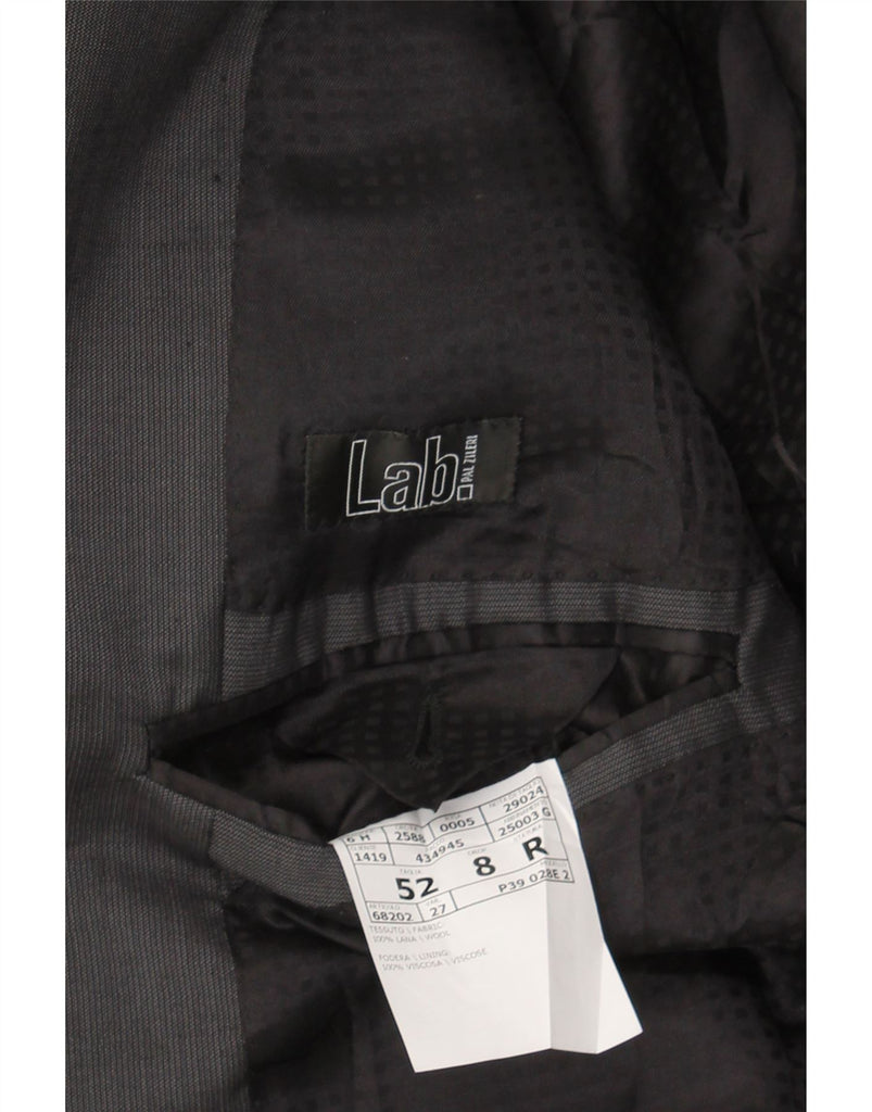 PAL ZILERI Mens 2 Button Blazer Jacket IT 52 XL Grey Wool Vintage Pal Zileri and Second-Hand Pal Zileri from Messina Hembry 