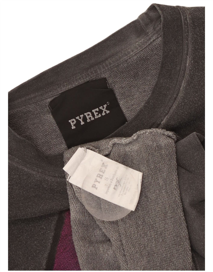 Γυναικείο Φούτερ Pyrex Graphic Jumper UK 10 Small Grey Cotton