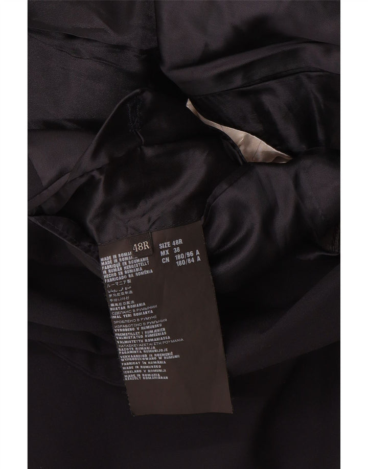 Prada Ανδρικό Μπουφάν Blazer με 2 Κουμπιά IT 48 Μαλλί μεσαίου Navy