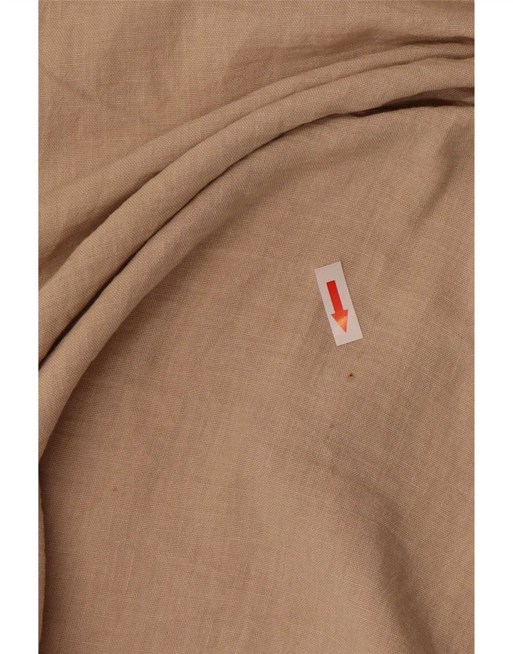 Zara Γυναικείο Αμάνικο Φόρεμα A-Line UK 12 Medium Beige
